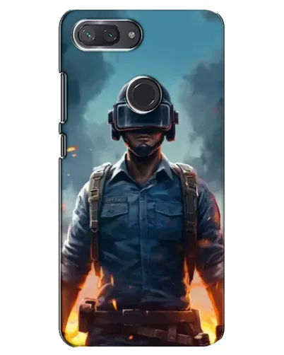 Чохол для Xiaomi Mi 8 Lite з картинкою «PUBG — реалістичний герой»