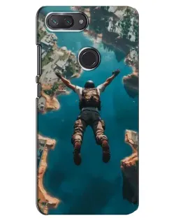 Чохол для Xiaomi Mi 8 Lite з картинкою «PUBG — вільне падіння»