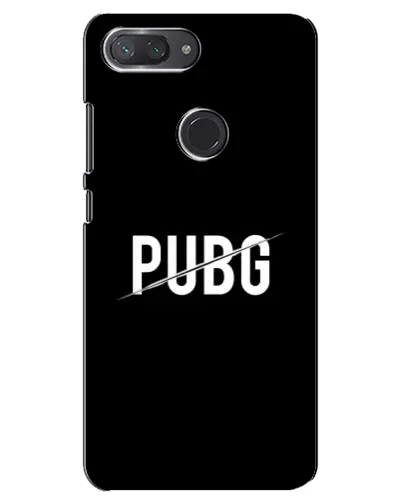 Чохол для Xiaomi Mi 8 Lite з картинкою «PUBG — білий логотип»