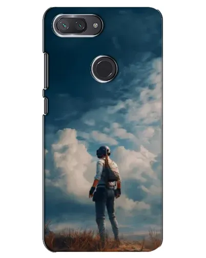 Чохол для Xiaomi Mi 8 Lite з картинкою «Герой PUBG на скелі»