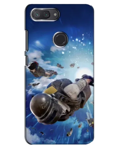 Чохол для Xiaomi Mi 8 Lite з картинкою «Десант PUBG — стрибок»