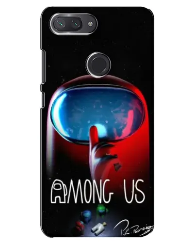 Чохол для Xiaomi Mi 8 Lite з картинкою «Червоний імпостер — макро» Чохол для Xiaomi Mi 8 Lite з картинкою «Червоний імпостер — макро»
