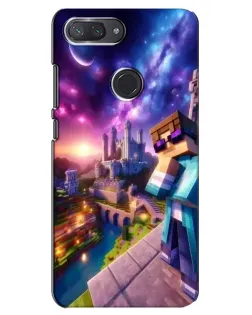 Чехол для Xiaomi Mi 8 Lite с картинкой «Стив и космос»