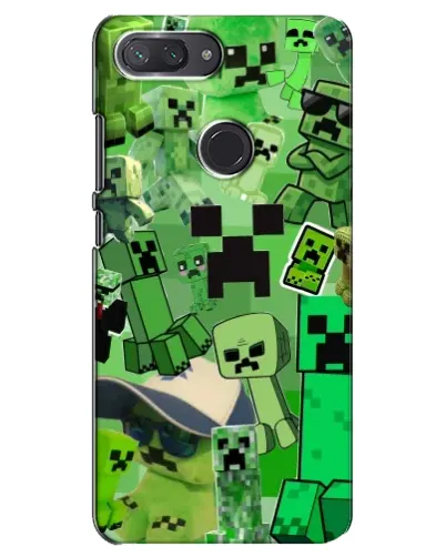 Чохол для Xiaomi Mi 8 Lite з картинкою «Кріпери Minecraft» Чохол для Xiaomi Mi 8 Lite з картинкою «Кріпери Minecraft»