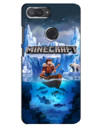 Чохол для Xiaomi Mi 8 Lite з картинкою «Minecraft льодянийсвіт» Чохол для Xiaomi Mi 8 Lite з картинкою «Minecraft льодянийсвіт»