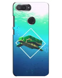 Чохол для Xiaomi Mi 8 Lite з картинкою «Черепаха Minecraft»