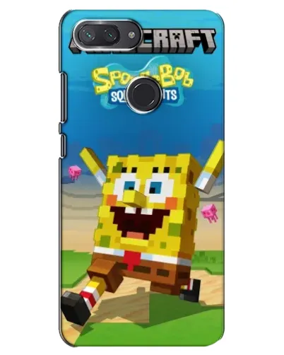 Чохол для Xiaomi Mi 8 Lite з картинкою «Губка Боб Minecraft» Чохол для Xiaomi Mi 8 Lite з картинкою «Губка Боб Minecraft»