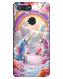 Чохол для Xiaomi Mi 8 Lite з картинкою «Веселка і єдинороги» Чохол для Xiaomi Mi 8 Lite з картинкою «Веселка і єдинороги»