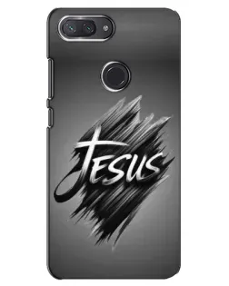 Чохол для Xiaomi Mi 8 Lite з картинкою «Напис Jesus Graffiti»