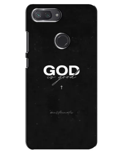 Чохол для Xiaomi Mi 8 Lite з картинкою «GOD — Бог над усім»