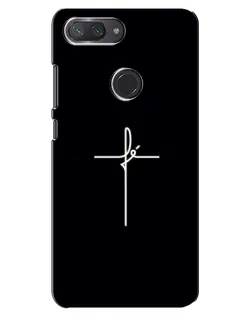 Чохол для Xiaomi Mi 8 Lite з картинкою «Тонкий хрест»