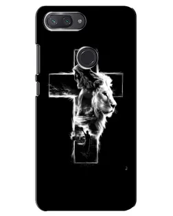 Чохол для Xiaomi Mi 8 Lite з картинкою «Сяючий хрест Jesus»