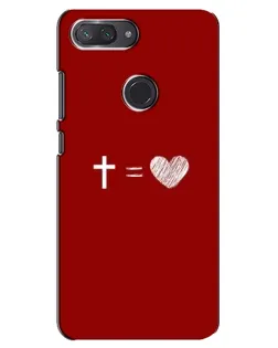 Чохол для Xiaomi Mi 8 Lite з картинкою «Рівняння любові»
