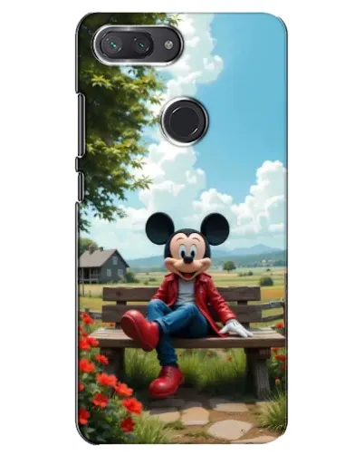 Чохол для Xiaomi Mi 8 Lite з картинкою «Міккі на лавці» Чохол для Xiaomi Mi 8 Lite з картинкою «Міккі на лавці»