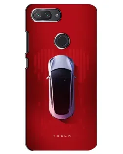 Чехол для Xiaomi Mi 8 Lite с картинкой «Tesla Top View»