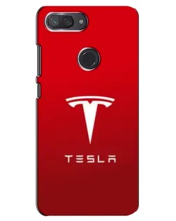 Чехол для Xiaomi Mi 8 Lite с картинкой «Tesla Red Classic»