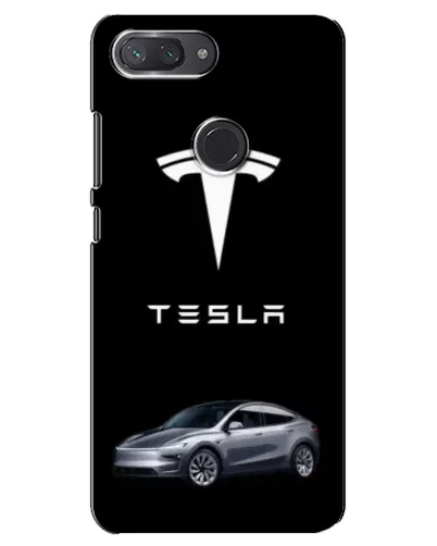 Чехол для Xiaomi Mi 8 Lite с картинкой «Tesla Model Y»