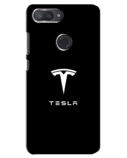Чехол для Xiaomi Mi 8 Lite с картинкой «Tesla White Logo» Чехол для Xiaomi Mi 8 Lite с картинкой «Tesla White Logo»