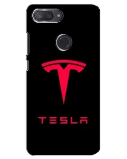 Чехол для Xiaomi Mi 8 Lite с картинкой «Tesla Red Logo» Чехол для Xiaomi Mi 8 Lite с картинкой «Tesla Red Logo»