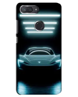 Чехол для Xiaomi Mi 8 Lite с картинкой «Tesla в неоне» Чехол для Xiaomi Mi 8 Lite с картинкой «Tesla в неоне»