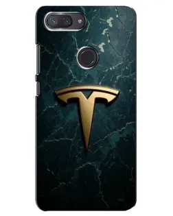 Чехол для Xiaomi Mi 8 Lite с картинкой «Мраморная Tesla Gold» Чехол для Xiaomi Mi 8 Lite с картинкой «Мраморная Tesla Gold»