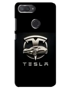 Чехол для Xiaomi Mi 8 Lite с картинкой «Tesla — серебристое авто» Чехол для Xiaomi Mi 8 Lite с картинкой «Tesla — серебристое авто»