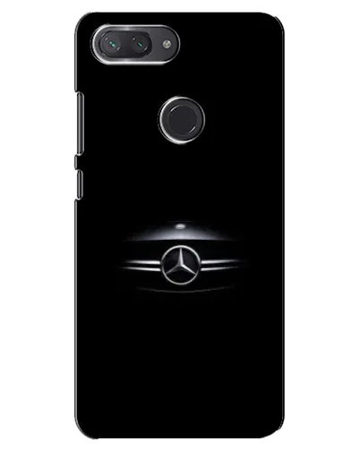 Чехол для Xiaomi Mi 8 Lite с картинкой «Mercedes — абстрактные линии»
