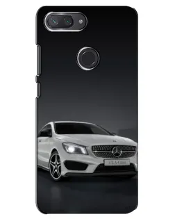 Чехол для Xiaomi Mi 8 Lite с картинкой «Mercedes AMG GT Silver»