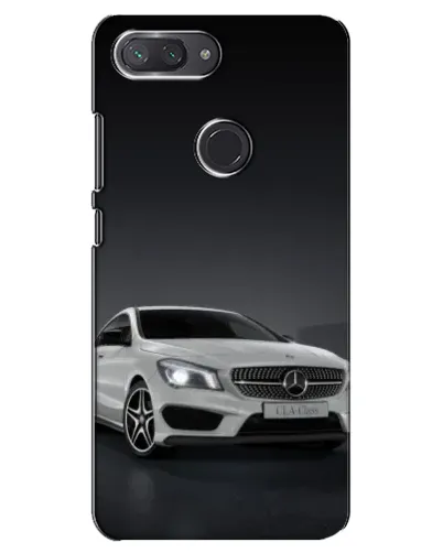 Чехол для Xiaomi Mi 8 Lite с картинкой «Mercedes AMG GT Silver»