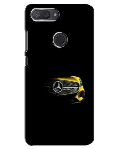 Чехол для Xiaomi Mi 8 Lite с картинкой «Mercedes — ретро стиль»