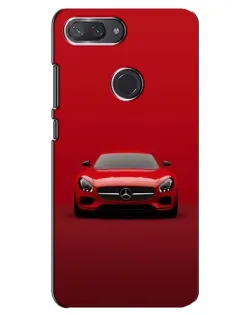 Чохол для Xiaomi Mi 8 Lite з картинкою «Червоний Mercedes AMG»