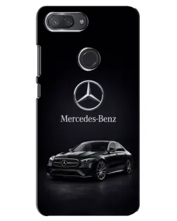 Чехол для Xiaomi Mi 8 Lite с картинкой «Mercedes — решетка радиатора»