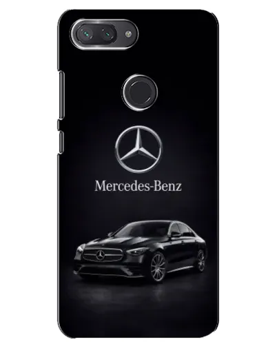 Чехол для Xiaomi Mi 8 Lite с картинкой «Mercedes — решетка радиатора»