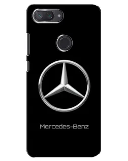 Чехол для Xiaomi Mi 8 Lite с картинкой «Mercedes Silver Logo»