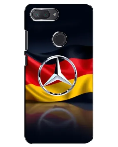 Чехол для Xiaomi Mi 8 Lite с картинкой «Mercedes — флаг Германии»