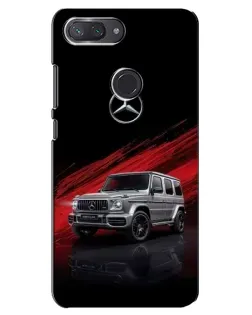 Чехол для Xiaomi Mi 8 Lite с картинкой «Mercedes G-Class красный»