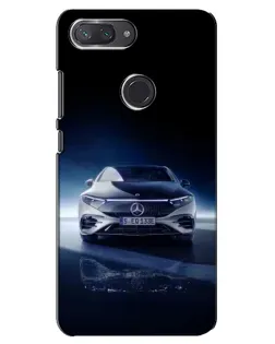 Чехол для Xiaomi Mi 8 Lite с картинкой «Ночной Mercedes EQ»