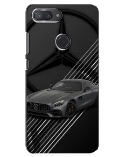 Чехол для Xiaomi Mi 8 Lite с картинкой «Mercedes AMG — графика»