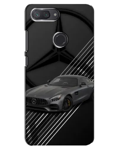 Чехол для Xiaomi Mi 8 Lite с картинкой «Mercedes AMG — графика»