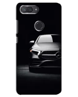 Чехол для Xiaomi Mi 8 Lite с картинкой «Свет фар Mercedes»