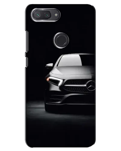 Чехол для Xiaomi Mi 8 Lite с картинкой «Свет фар Mercedes»