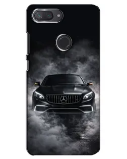 Чехол для Xiaomi Mi 8 Lite с картинкой «Mercedes в дыму»