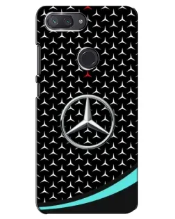 Чехол для Xiaomi Mi 8 Lite с картинкой «Mercedes — бирюзовый акцент»