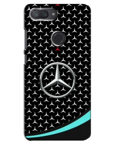 Чехол для Xiaomi Mi 8 Lite с картинкой «Mercedes — бирюзовый акцент»