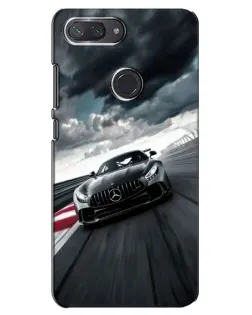 Чехол для Xiaomi Mi 8 Lite с картинкой «Гоночный Mercedes AMG»