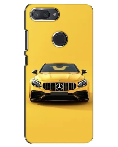 Чехол для Xiaomi Mi 8 Lite с картинкой «Желтый Mercedes GT»