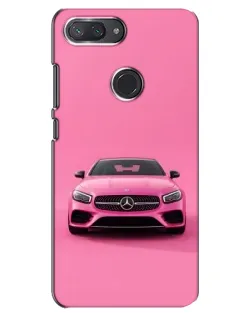 Чехол для Xiaomi Mi 8 Lite с картинкой «Розовый Mercedes AMG»