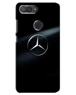 Чехол для Xiaomi Mi 8 Lite с картинкой «Mercedes на металле»