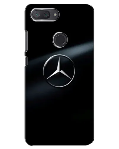 Чехол для Xiaomi Mi 8 Lite с картинкой «Mercedes на металле»