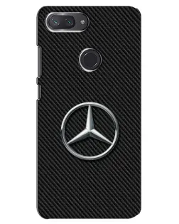 Чехол для Xiaomi Mi 8 Lite с картинкой «Карбоновый Mercedes стиль»